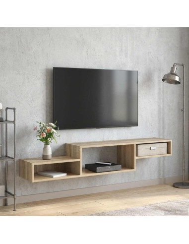 Mobile TV da Parete A parete Rovere Sonoma 150 x 28 x 26 cm