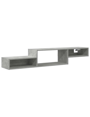 Mobile TV da Parete A parete Grigio Cemento 150 x 28 x 26 cm