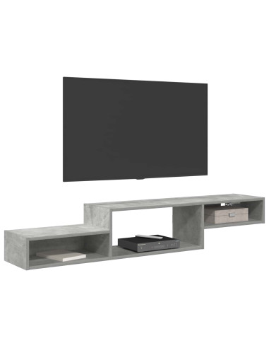 Mobile TV da Parete A parete Grigio Cemento 150 x 28 x 26 cm