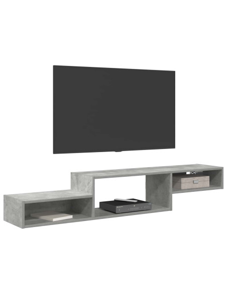 Mobile TV da Parete A parete Grigio Cemento 150 x 28 x 26 cm