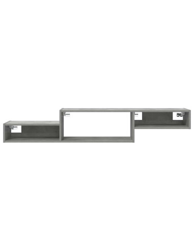 Mobile TV da Parete A parete Grigio Cemento 150 x 28 x 26 cm