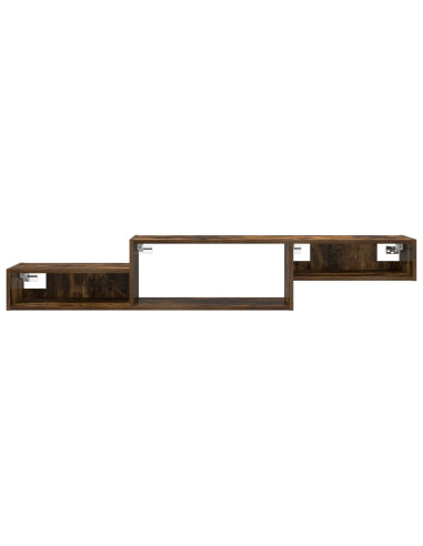 Mobile TV da Parete A parete Rovere Fumo 150 x 28 x 26 cm