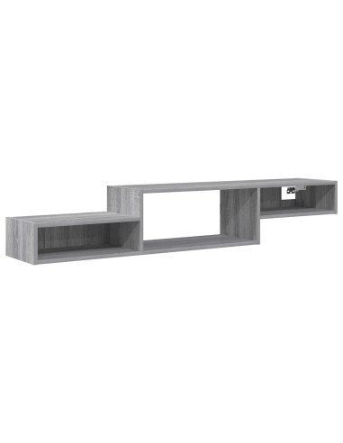 Mobile TV da Parete A parete Sonoma grigio 150 x 28 x 26 cm