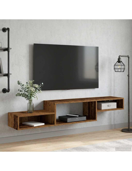 Mobile TV da Parete A parete Legno antico 150 x 28 x 26 cm