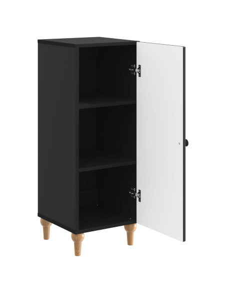 Credenza Nero 33 x 34,5 x 90 cm Legno ingegnerizzato