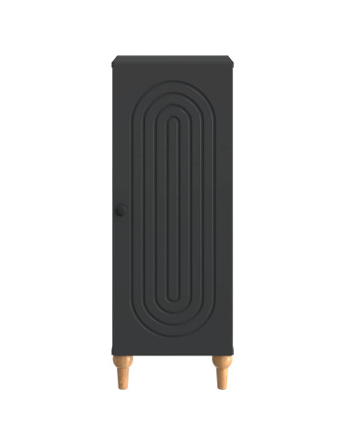 Credenza Nero 33 x 34,5 x 90 cm Legno ingegnerizzato