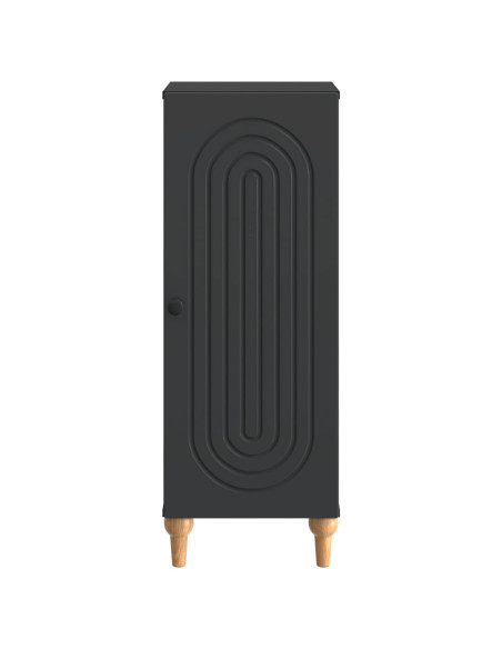 Credenza Nero 33 x 34,5 x 90 cm Legno ingegnerizzato