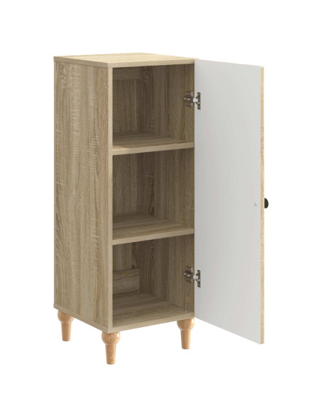 Credenza Rovere Sonoma 33 x 34,5 x 90 cm Legno ingegnerizzato