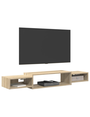 Mobile TV da Parete A parete Rovere Sonoma 140 x 28 x 21 cm