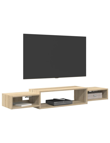 Mobile TV da Parete A parete Rovere Sonoma 140 x 28 x 21 cm