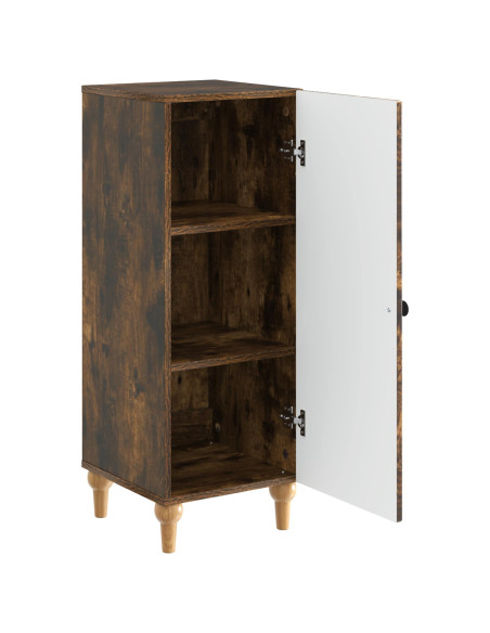 Credenza Rovere Fumo 33 x 34,5 x 90 cm Legno ingegnerizzato