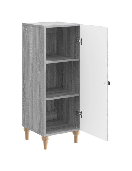 Credenza Grigio Sonoma 33 x 34,5 x 90 cm Legno ingegnerizzato