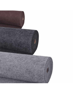 Tappeto Antracite 1,2 x 20 m Poliestere 2