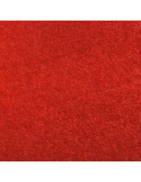 Tappeto Rosso 1 x 5 m Poliestere