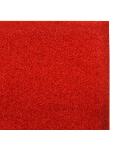 Tappeto Rosso 1 x 10 m Poliestere