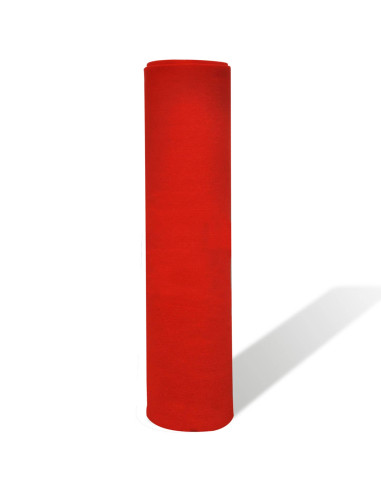 Tappeto Rosso 1 x 20 m Poliestere