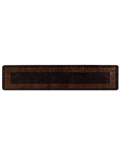 Runner Tappeto MARSA Nero 50 x 300 cm Poliestere e PVC 2