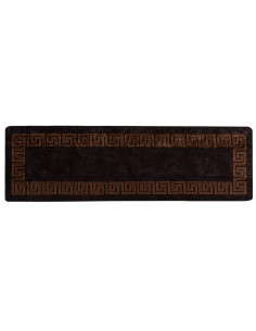 Runner Tappeto MARSA Nero 80 x 250 cm Poliestere e PVC 2