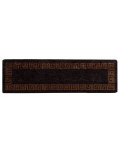 Runner Tappeto MARSA Nero 80 x 350 cm Poliestere e PVC 2