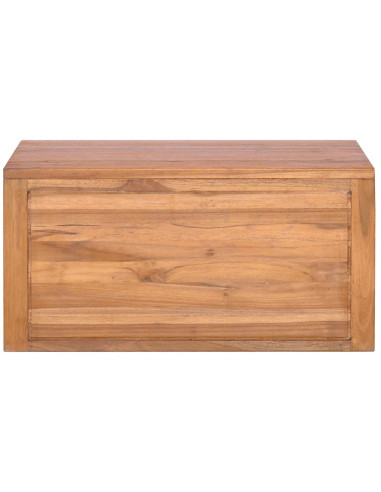 Armadietto da Bagno a Parete 60x45x30 cm Legno Massello di Teak