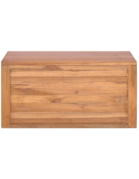 Armadietto da Bagno a Parete 60x45x30 cm Legno Massello di Teak