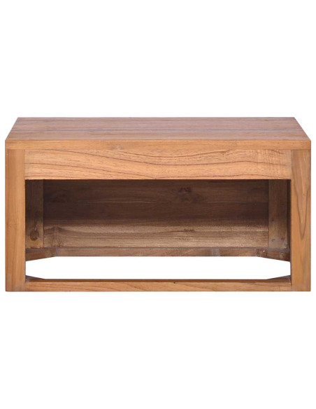 Armadietto da Bagno a Parete 60x45x30 cm Legno Massello di Teak