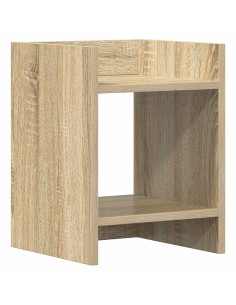 Supporto per piante Rovere Sonoma 30 x 30 x 40 cm 2