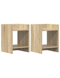 Supporto per piante 2 pcs Rovere Sonoma 30 x 30 x 40 cm 2