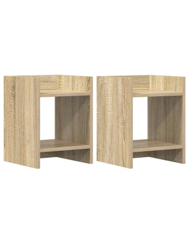Supporto per piante 2 pcs Rovere Sonoma 30 x 30 x 40 cm