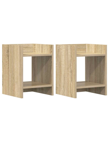 Supporto per piante 2 pcs Rovere Sonoma 30 x 30 x 40 cm