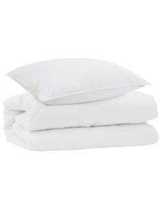 Set di Piumoni con cuscino 2 pcs Bianco Microfibra 2