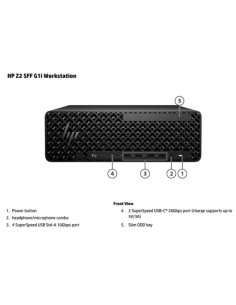 HP WKS Z2 SFF G1i Workstation AI Wolf Pro Security Edition Ultra 7 265 32GB 1T SSD RTX A400 4GB WIN 2
