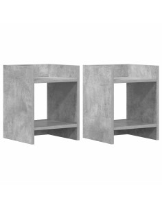 Supporto per piante 2 pcs Grigio Cemento 30 x 30 x 40 cm 2