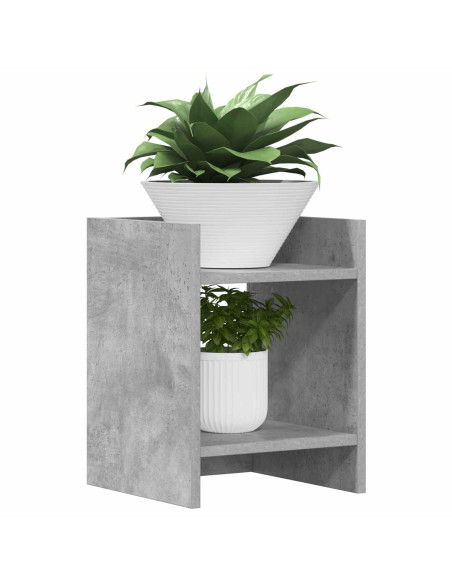 Supporto per piante 2 pcs Grigio Cemento 30 x 30 x 40 cm