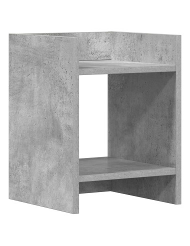 Supporto per piante 2 pcs Grigio Cemento 30 x 30 x 40 cm