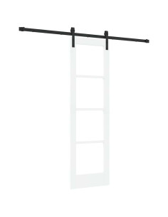 Porta scorrevole ORKDAL Bianco e Nero 61 x 198,5 cm 2