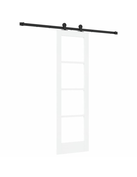 Porta scorrevole ORKDAL Bianco e Nero 61 x 198,5 cm