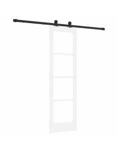 Porta scorrevole ORKDAL Bianco e Nero 61 x 198,5 cm 2