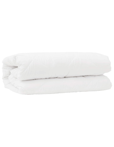 Set di Piumoni con cuscino 2 pcs Bianco Microfibra