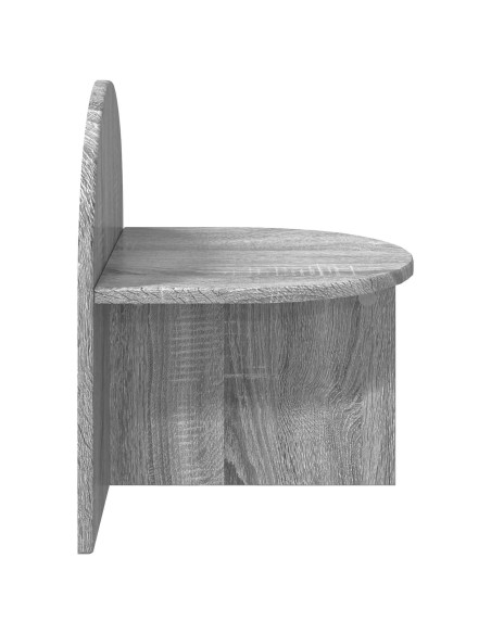 Comodino 2 pcs Grigio Sonoma 40 x 35,5 x 45,5 cm