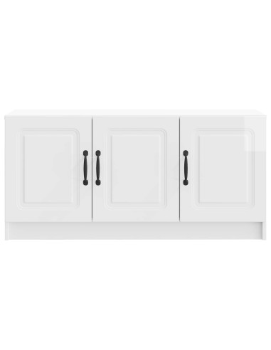 Mobile TV Bianco Lucido 99 x 34,5 x 47 cm Legno ingegnerizzato