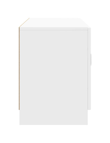 Mobile TV Bianco Lucido 99 x 34,5 x 47 cm Legno ingegnerizzato