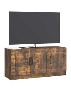 Mobile TV Rovere Fumo 99 x 34,5 x 47 cm Legno ingegnerizzato 2