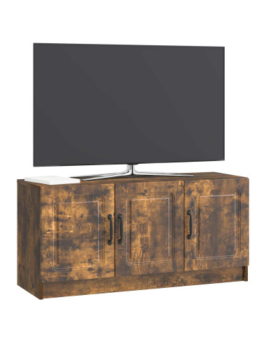 Mobile TV Rovere Fumo 99 x 34,5 x 47 cm Legno ingegnerizzato