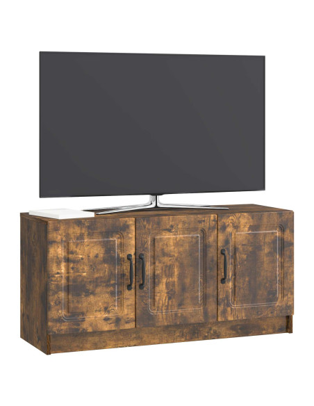Mobile TV Rovere Fumo 99 x 34,5 x 47 cm Legno ingegnerizzato