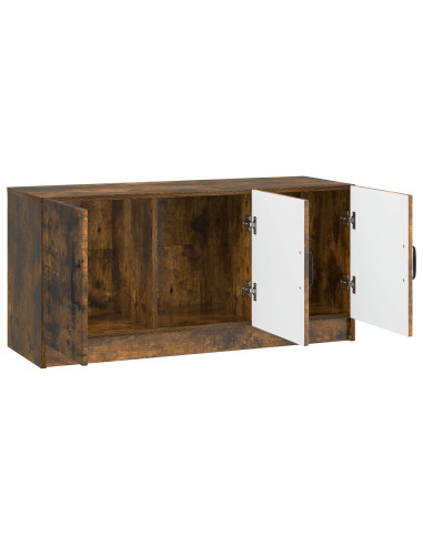 Mobile TV Rovere Fumo 99 x 34,5 x 47 cm Legno ingegnerizzato