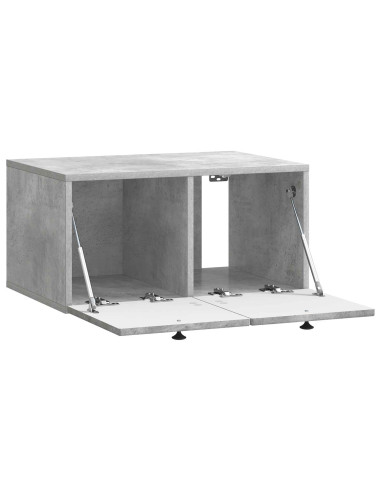 Mobile Porta TV da Muro Grigio Cemento 59,5 x 41 x 30 cm