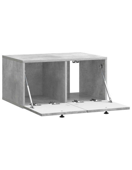 Mobile Porta TV da Muro Grigio Cemento 59,5 x 41 x 30 cm