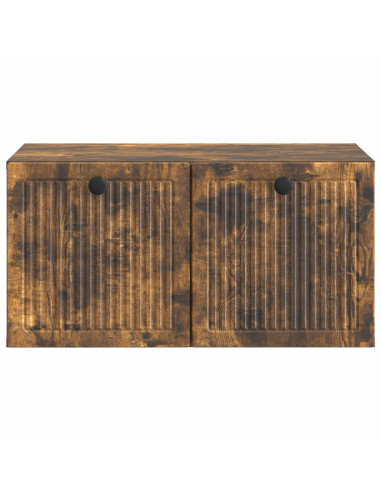Mobile Porta TV da Muro Rovere Fumo 59,5 x 41 x 30 cm