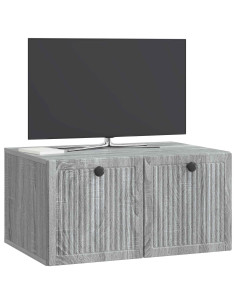 Mobile Porta TV da Muro Grigio Sonoma 59,5 x 41 x 30 cm 2